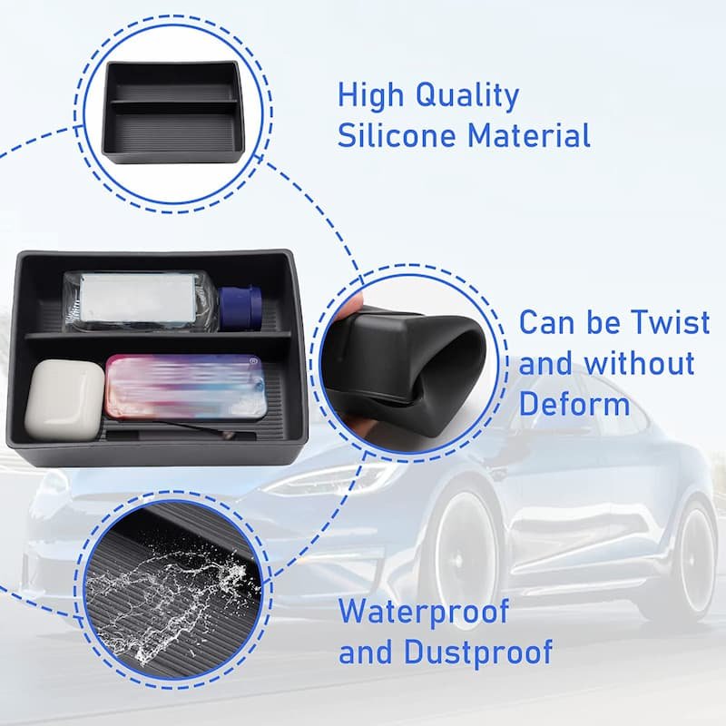 Tesla Model X Center Console Organizer